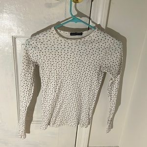 Brandy Melville Purple Flower Longsleeve